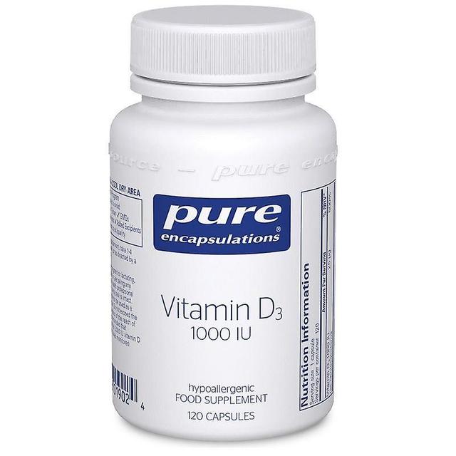 Pure Encapsulations Vitamin D3 1000iu Capsules 120 on Productcaster.