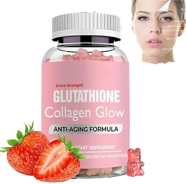 Wtowin Glutathione Collagen Gummies 60pcs, Skin Glowing Glutathione Collagen Supplement for Dark Spot Removal, Anti-Ageing Skin Care 1 Bottle - 60p... on Productcaster.