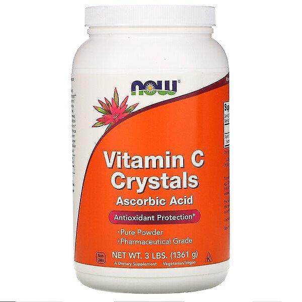 NOW Foods Agora Alimentos, Cristais de Vitamina C, 3 lbs (1361 g) on Productcaster.