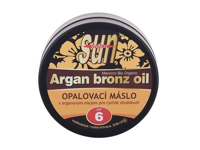 Vivaco - Sun Argan Bronz Oil Suntan Butter SPF6 - Unisex, 200 ml on Productcaster.