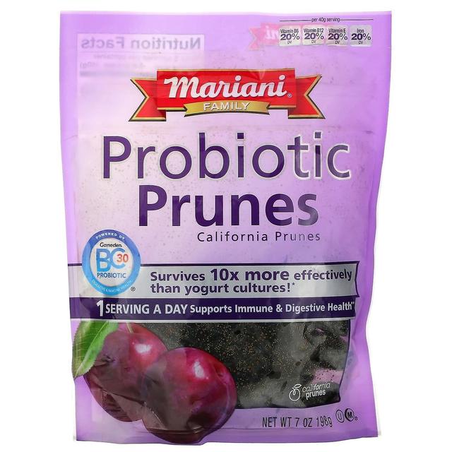 Mariani Dried Fruit, Family, Probiotic Prunes, 7 oz (198 g) on Productcaster.