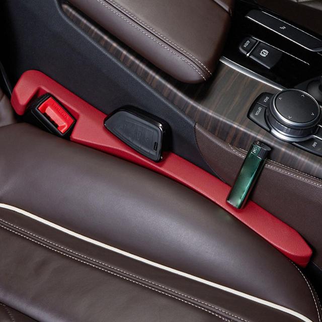 2 Pcs Car Seat Gap Filler Pad Universal Fit Easy Installation Filler Pad For Car Suv Truck Accessories Red 2pcs on Productcaster.