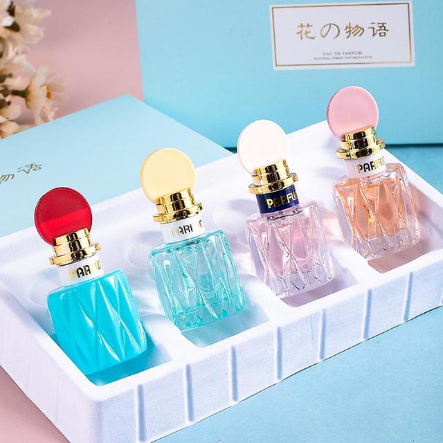 4pcs Ensemble De Parfum De Parfum Pour Femmes, Eau De Toilette Spray Pour Femmes, Ensemble De Parfum Léger Fruité Floral Durable Avec Emballage Dél... on Productcaster.