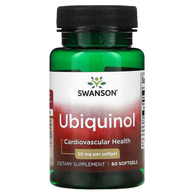 Swanson, Ubiquinol, 50 mg, 60 Softgels on Productcaster.