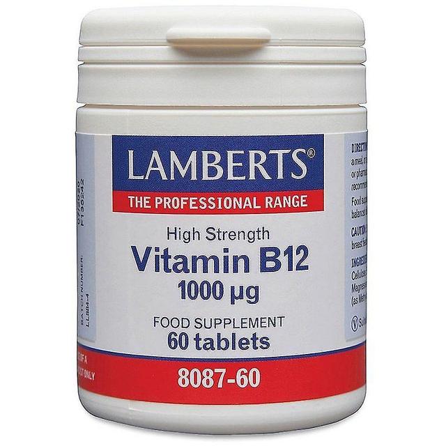 Lamberts Vitamin B12 1000iu Tablets 60 (8087-60) on Productcaster.