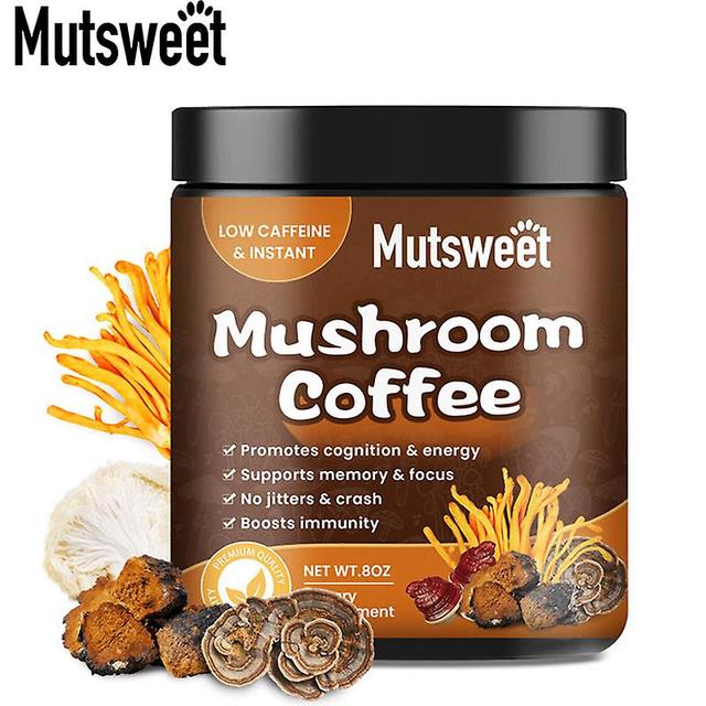 Tib Mutsweet Mushroom Extract Coffee Morning Energy Blend Supplement Focus Immune Support With Complex Memory Healthy Care For Adult 227g on Productcaster.