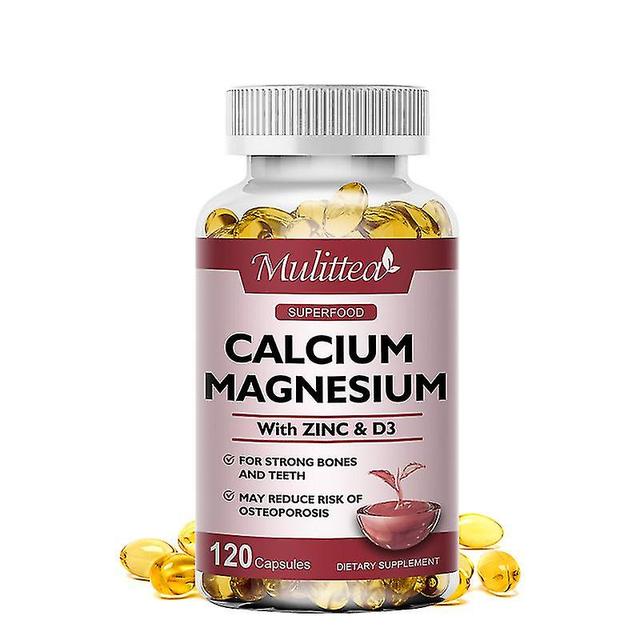 Guoguo Calcium Magnesium Zinc Vitamin D3 For Bone&muscle&nervous System Health And Promotes Cell Growth Increase Immunity GMZ 120pcs on Productcaster.