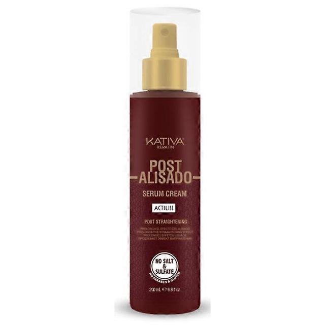 Kativa keratin post straightening serum cream 200ml on Productcaster.