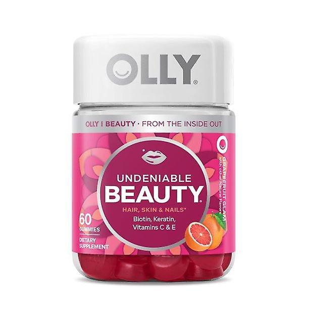 Olly undeniable beauty gummy for hair, skin, nails, grapefruit, 60 ct on Productcaster.