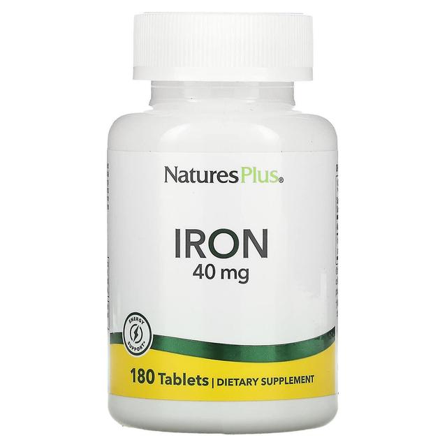 Nature's Plus NaturesPlus, Iron, 20 mg, 180 Tablets on Productcaster.