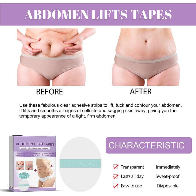 Wtowin Slimming Fast Fat Burner Abdomen Lifts Tapes, Detox Slimming Patches For Belly, Slimming Patch Belly Reduce Cellulite, Prevents Skin Sagging... on Productcaster.