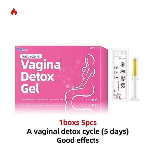 Tib Vaginal Womb Detox Cleaner Gel Women Gynecological Vaginale Serrage Infection Vagina Vaginitis Treatment Feminine Hygiene Care 1box 5gels on Productcaster.