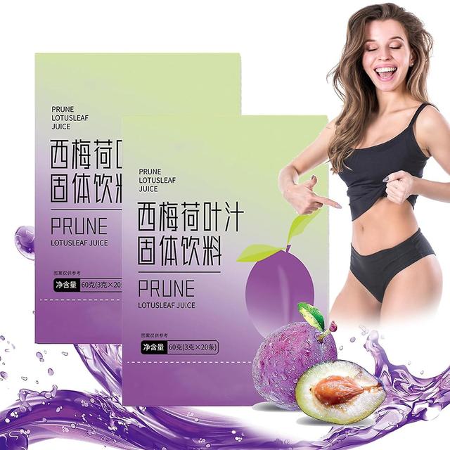 Prune Lotus Leaf Juice, Organic Prune Lotus Leaf Juice for Constipation, for Big Belly and Fat People 40 pcs on Productcaster.