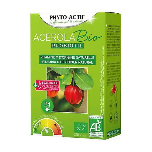 Phyto actif Acerola Bio Probiotil 24 tablets of 2.55mg on Productcaster.