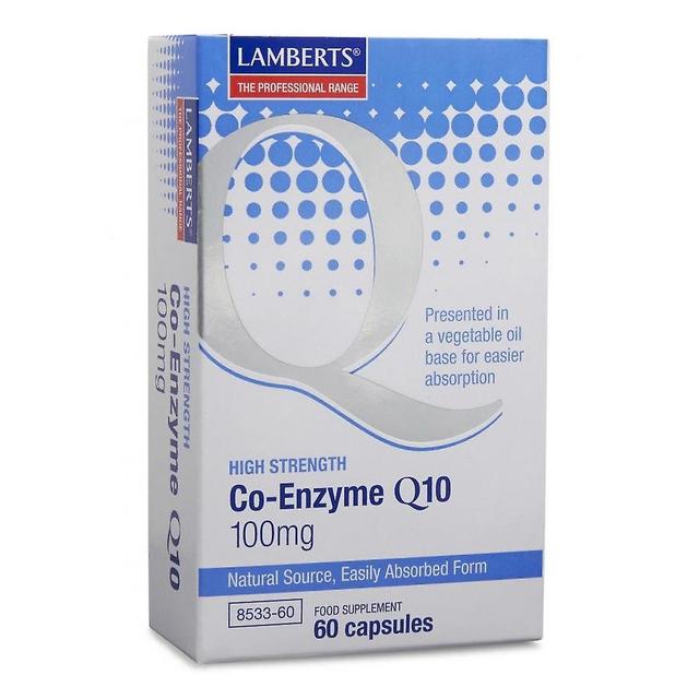 Lamberts co-enzyme q10 100mg 60's on Productcaster.