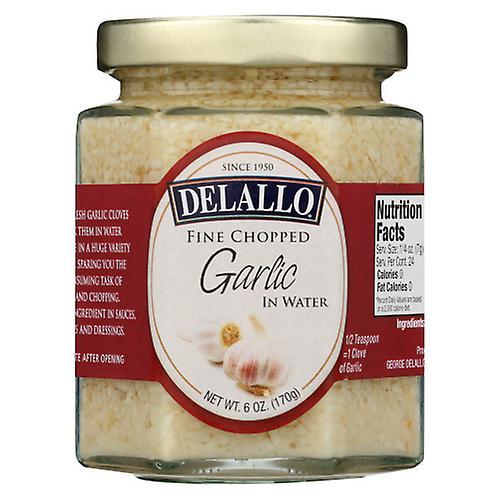 Delallo Garlic Minced Water, 6 Oz (Pack of 1) on Productcaster.