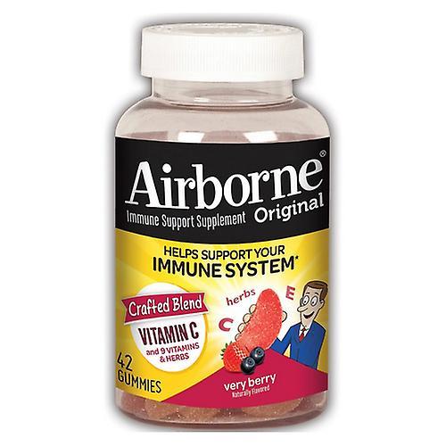 Airborne Immune Support Gummies Very Berry, 42 Count (Pack of 1) on Productcaster.