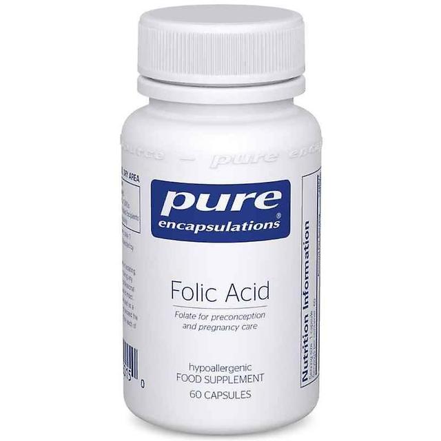 Pure Encapsulations Folic Acid Capsules 60 on Productcaster.