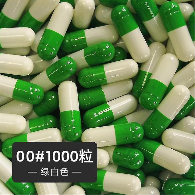 1000pcs Standard Size 00# Colorful Empty Capsules Empty Gelatin Clear Capsules Hollow Hard Gelatin Transparent Joined Capsules 12 on Productcaster.