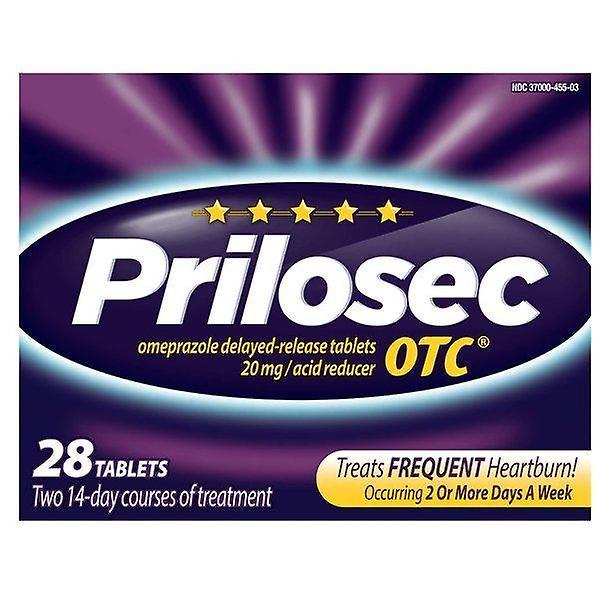 Prilosec otc närästyksen helpotus ja happoa vähentävä tabletti, 28 ct on Productcaster.