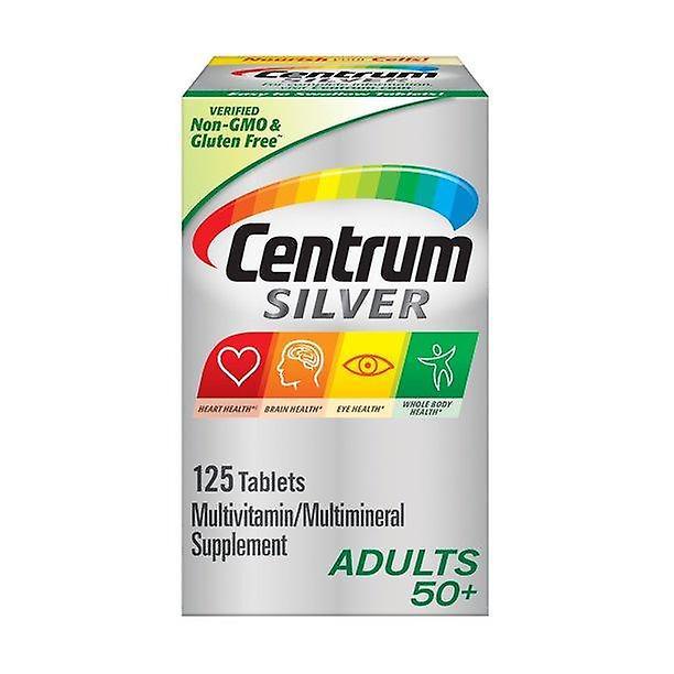 Centrum sølv multivitamin for voksne 50 plus, multivitamin/multimineral supplement - 125 count on Productcaster.