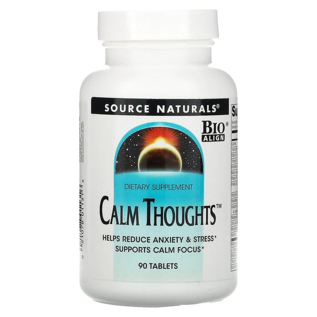 Source Naturals Fonte Naturals, Pensamentos Calmos, 90 Comprimidos on Productcaster.