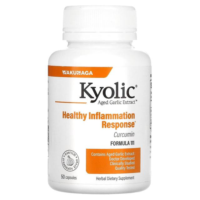 Kyolic, Aged Garlic Extract, Curcumin, 50 Capsules on Productcaster.