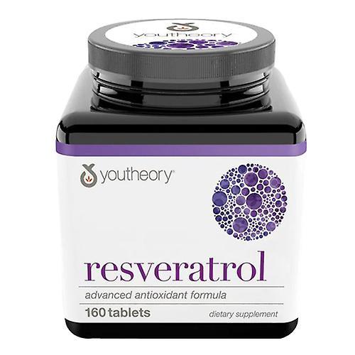 Youtheory Resveratrol Advanced, 160 Abas (Pacote de 1) on Productcaster.