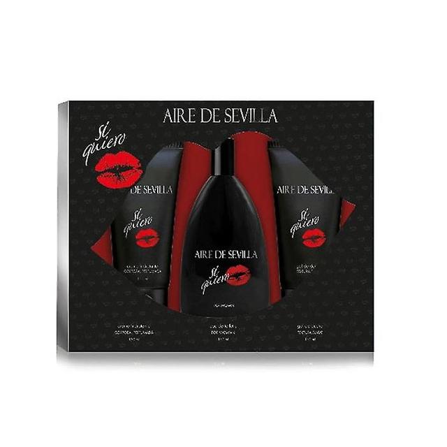 Aire de sevilla si quiero eau de toilette spray 150ml set 3 pieces on Productcaster.