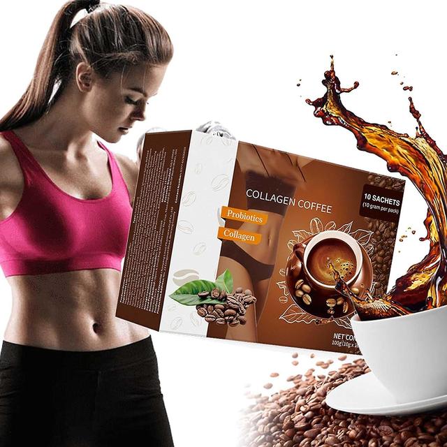 Fongwan Collagen Coffee, Instant Collagen Coffee Powder Supports Energy & Weight Management, High Protein Collagen Coffee Mix Boost Metabolism 1 Bo... on Productcaster.