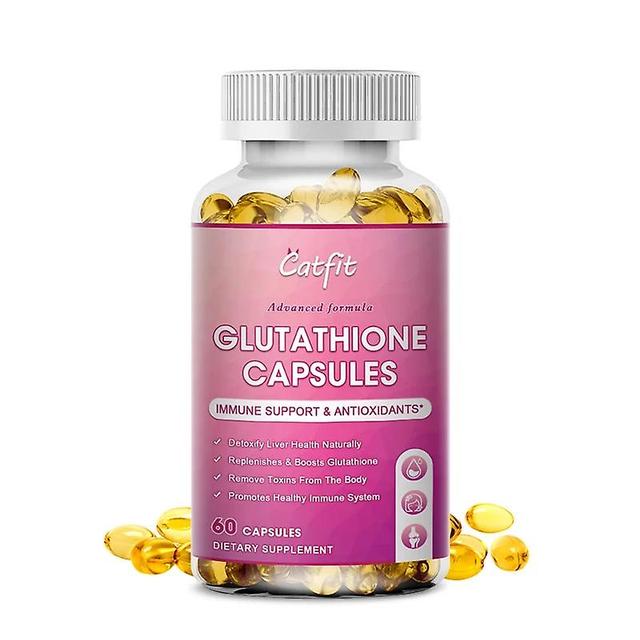 Catfit Nyaste hudblekning Glutation Kollagen Supplement Kapslar Anti-aging Tråkig Hud Blekning Hälsa & hudvård Foodhuamade Huamade 60pcs on Productcaster.