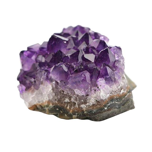 Unique Natural Amethyst Rock Mineral Uruguay For Spiritual Meditation Decor 200 To 260g 320 to 400g 4-8cm on Productcaster.