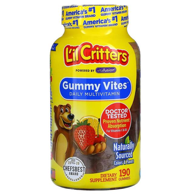 Lil Critters L'il Critters, Gummy Vites Dagelijkse Multivitamine, 190 Gummies on Productcaster.