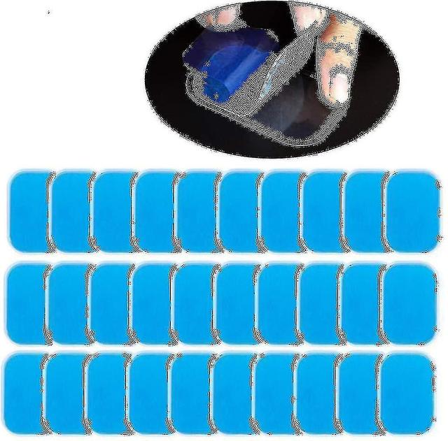 Pack Of 60 Ems Gel Pad, Gels Pad For Ems Trainer Abdominal Trainer Electrical Muscle Stimulation, Abs Trainer Replacement Gel Sheet Replacement Pad, E on Productcaster.