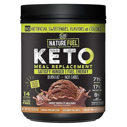 Natural Fuel Keto Meal Replacement Shake, Chocolate 16 Oz (Pack of 2) on Productcaster.