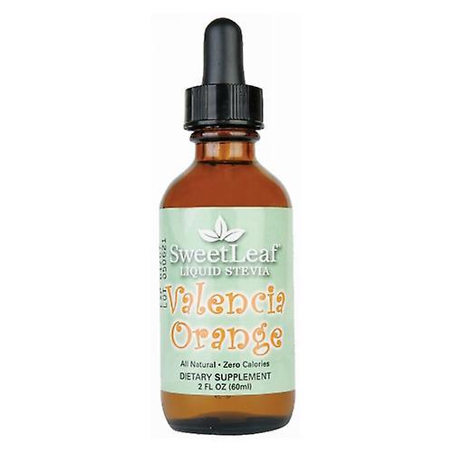 Wisdom Natural Sweetleaf Stevia SweetLeaf Liquid Stevia, Valencia Orange, 2 OZ (opakowanie 6) on Productcaster.