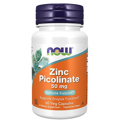 NOW Foods Nu livsmedel zink picolinat,50 mg,60 kepsar (förpackning med 2) on Productcaster.