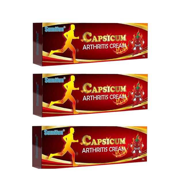 20ml Capsicum Knee Care Cream Djup penetration Muskelvärk Lindra Gream för kvinnor Män 3pcs on Productcaster.