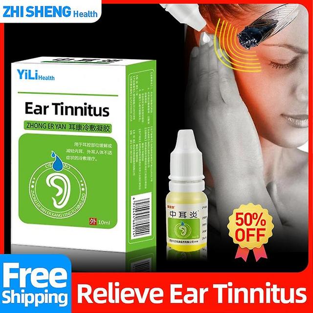 Tib Ear Antibacterial Drops Tinnitus Relief Treatment Otitis Media Infection Deafness Sore Ears Cleaner Water 1pc(without boxs) on Productcaster.