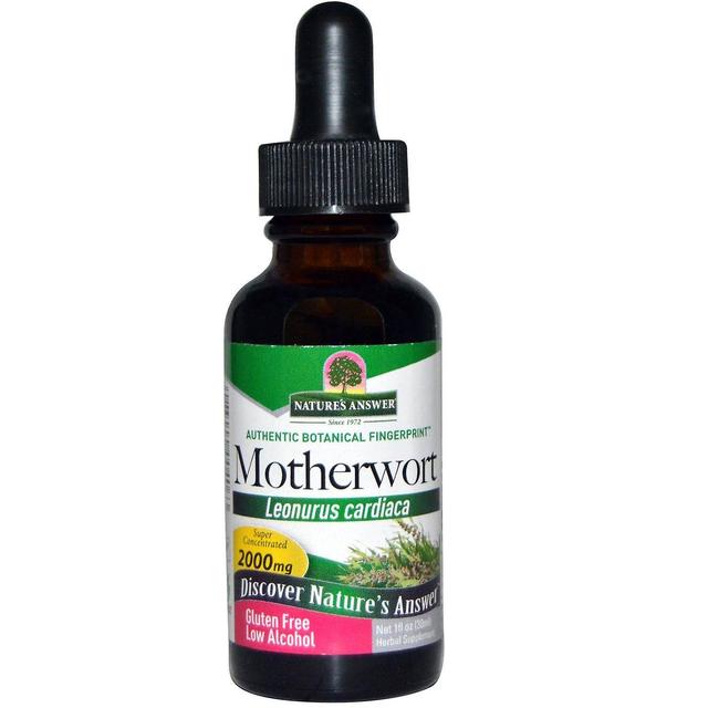 Nature's Answer, Motherwort, Low Alcohol, 2000 mg, 1 fl oz (30 ml) on Productcaster.