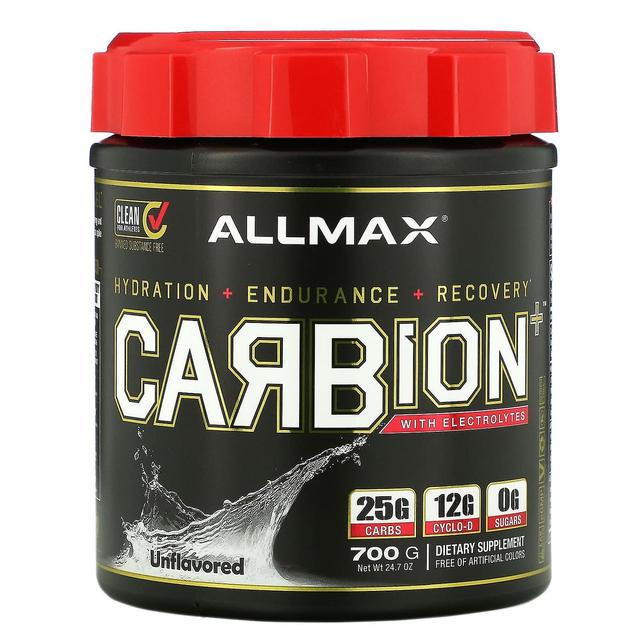 ALLMAX, CARBion+ with Electrolytes, Unflavored, 24.7 oz (700 g) on Productcaster.