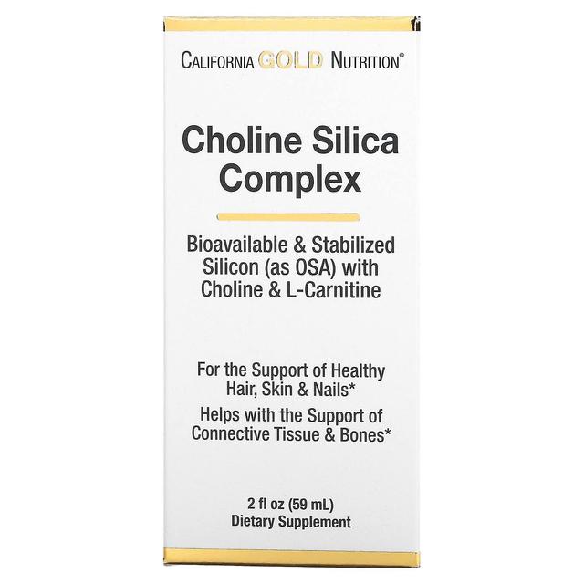 California Gold Nutrition, Choline Silica Complex, 2 fl oz (59 ml) on Productcaster.