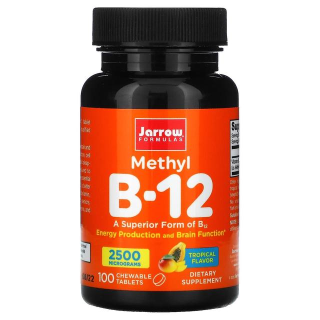 Jarrow Formulas, Methyl B-12, Tropical , 2,500 mcg, 100 Chewable Tablets on Productcaster.