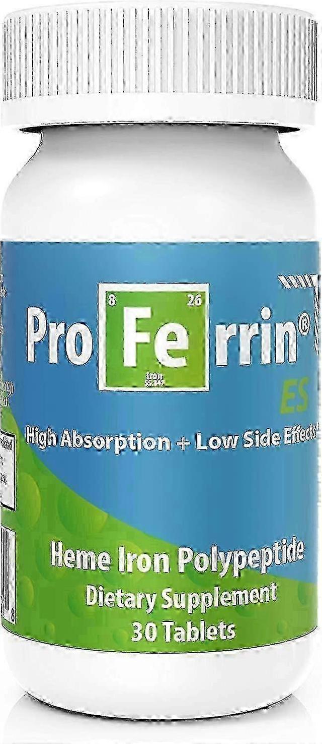 Proferrin es hæm jern polypeptid, tabletter, 30 ea on Productcaster.