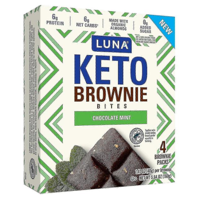 Luna Bar Luna keto brownie bites, chocolate mint, 4 ea on Productcaster.