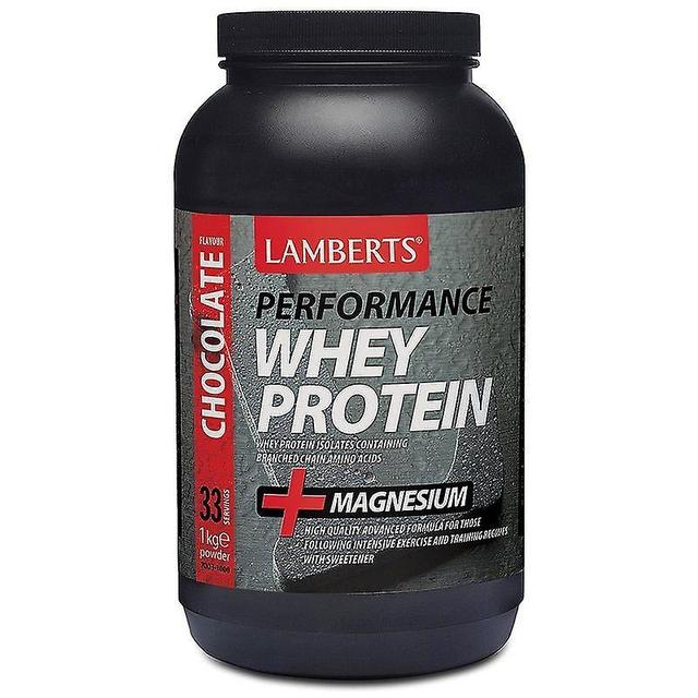 Lamberts Performance Whey Protein Chocolate 1000g (7003-1000) on Productcaster.