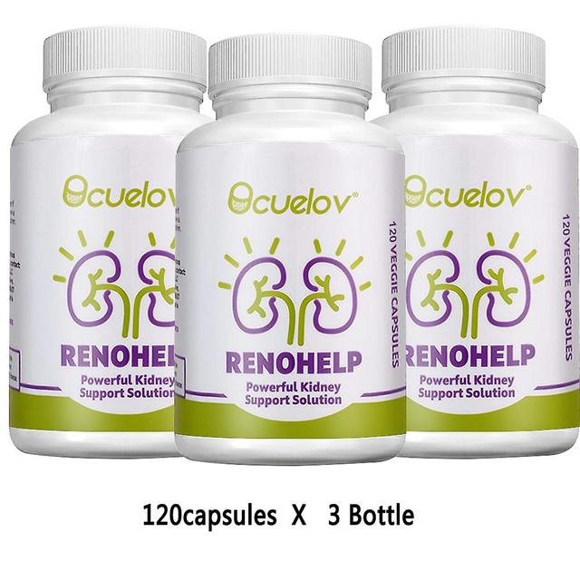 Vorallme Bcuelov All Natural Kidney Support Supplement Promotes Healthy Kidney Function, Creatinine Levels And Glomerular Filtration 3X120Capsules ... on Productcaster.