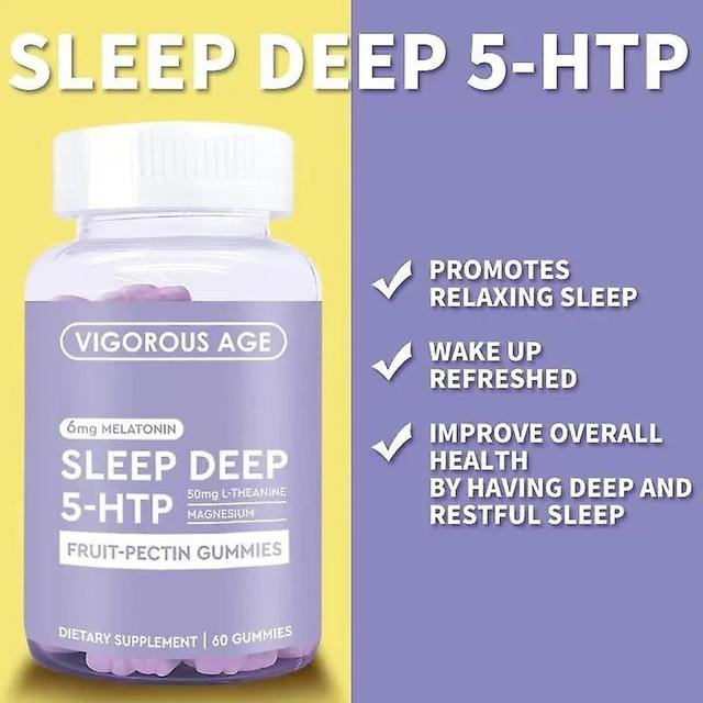 Original Vitality Era Deep Sleep Organic Healthy Gummies Melatonin Sleep Aid Supplement Sleeping Pill Deep Sleep Helps Relieve Anxiety Melatonin Gu... on Productcaster.