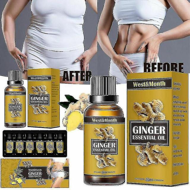 NAILAO Lymph Detoxification Ginger Oil Belly Drainage Ginger Lymphatic Drainage Massage 10ml on Productcaster.