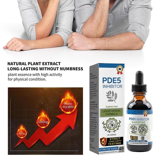 Wtowin Pde5 Secret Happy Drops, Intimacy Boost Hormones Enhancing Drops For Strong Men, Pde5 Inhibitor Supplement Drop Boost Stamina 120ml - 2pcs B on Productcaster.